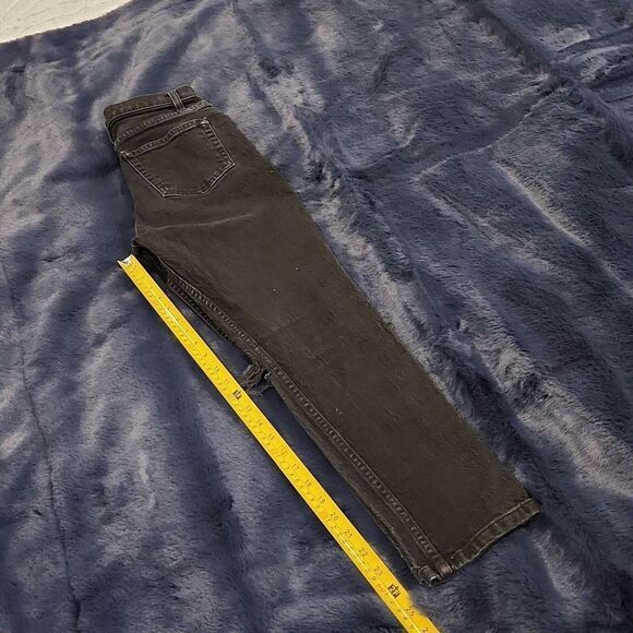 Reformation Serena high skinny crop in faded black destroyed size 25! - Picture 12 of 12